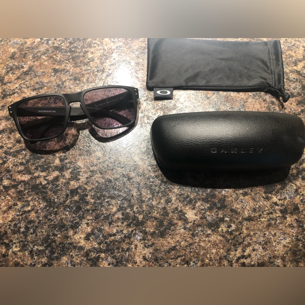 Oakley Holbrook satin black sunglasses